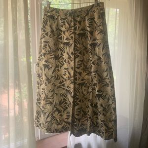 Vintage 100% Silk Skirt